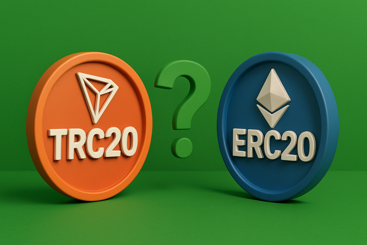 تفاوت بین ERC20 و TRC20